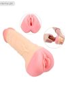 Silicone Soft 2 in 1 Design Lifelike Dildo Realistic Vagina Pocket Pussy In Pakistan